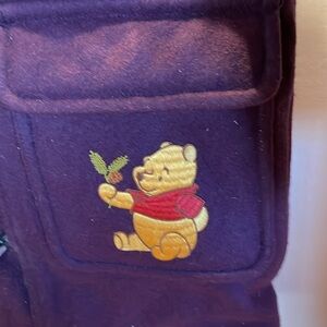 Disney Store Big Kids Hoodie  with Winnie the Pooh and Piglet Purple Small